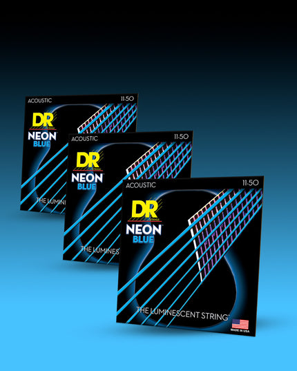 Hi-Def Neon™ Color Coated Acoustic Guitar Strings