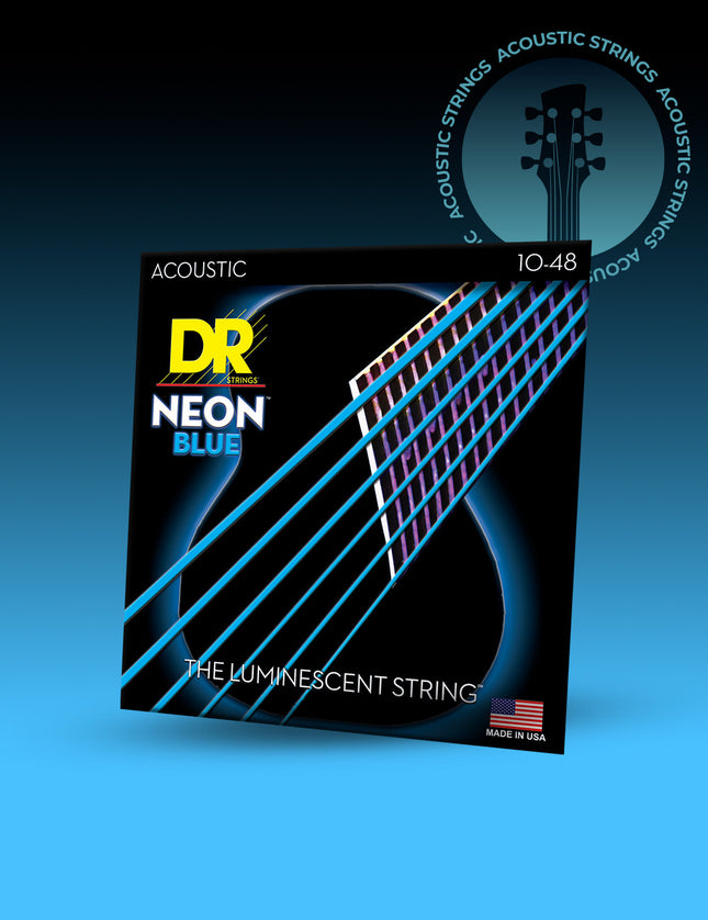 Hi-Def Neon™ Color Coated Acoustic Guitar Strings
