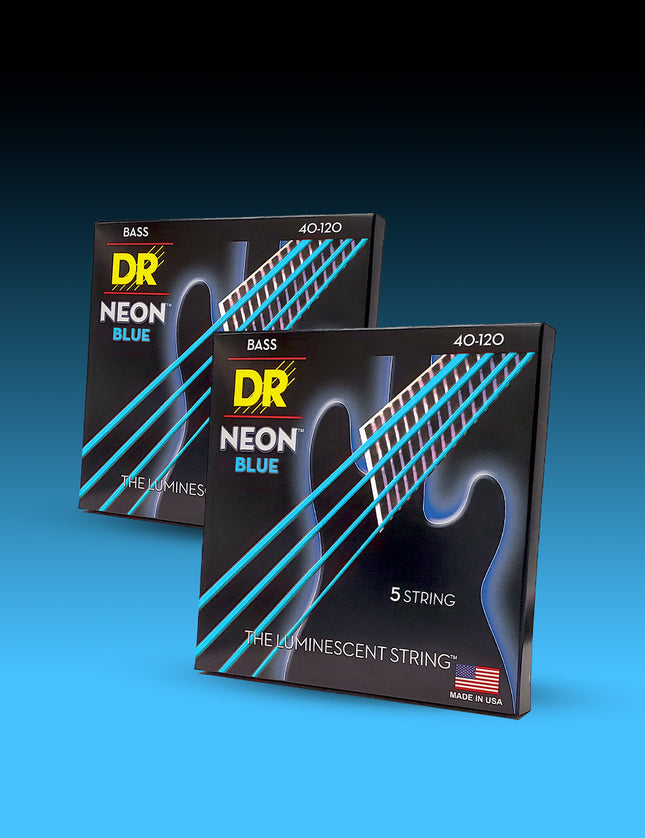 Hi-Def Neon™ Color Coated 5-String Bass Set