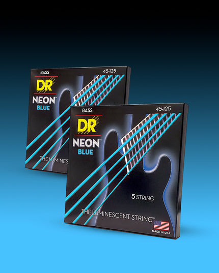 Hi-Def Neon™ Color Coated 5-String Bass Set