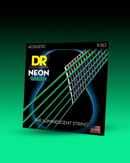Hi-Def Neon™ Color Coated Acoustic Guitar Strings
