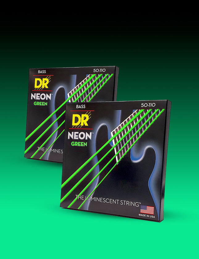 Hi-Def Neon™ Color Coated 4-String Bass Set