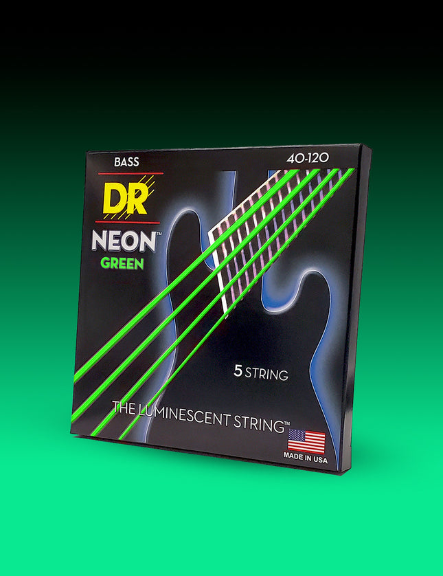 Hi-Def Neon™ Color Coated 5-String Bass Set