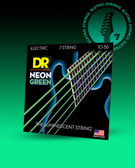 Hi-Def Neon™ Color Coated Electric Guitar 7-String Set
