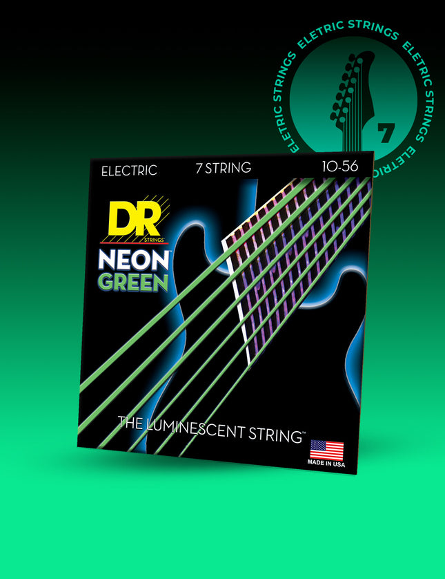 Hi-Def Neon™ Color Coated Electric Guitar 7-String Set