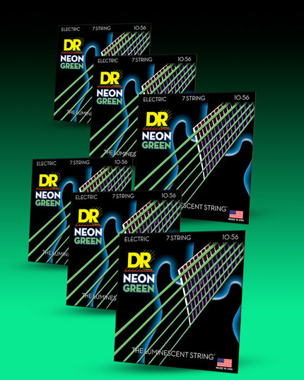Hi-Def Neon™ Color Coated Electric Guitar 7-String Set