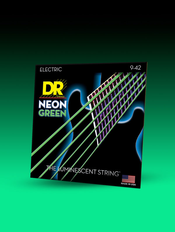 Hi-Def NEON™ Green Color Coated Electric Guitar Set