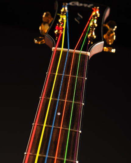 Hi-Def Neon™ Muticolor Coated Acoustic Guitar Strings