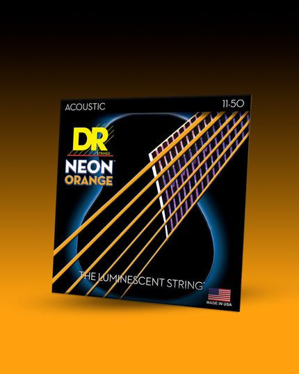 Hi-Def Neon™ Color Coated Acoustic Guitar Strings