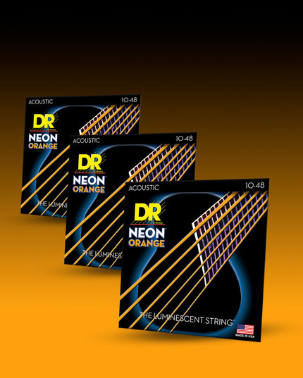 Hi-Def Neon™ Color Coated Acoustic Guitar Strings