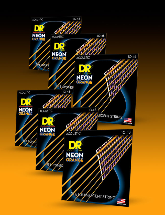 Hi-Def Neon™ Color Coated Acoustic Guitar Strings