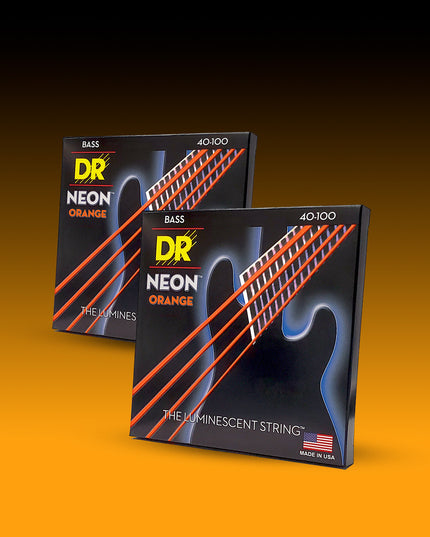 Hi-Def Neon™ Color Coated 4-String Bass Set
