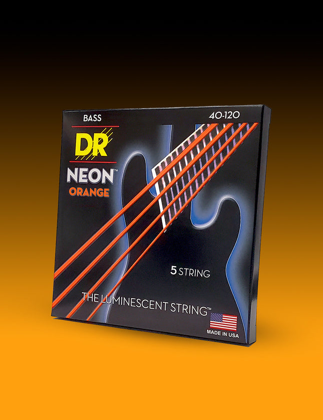 Hi-Def Neon™ Color Coated 5-String Bass Set