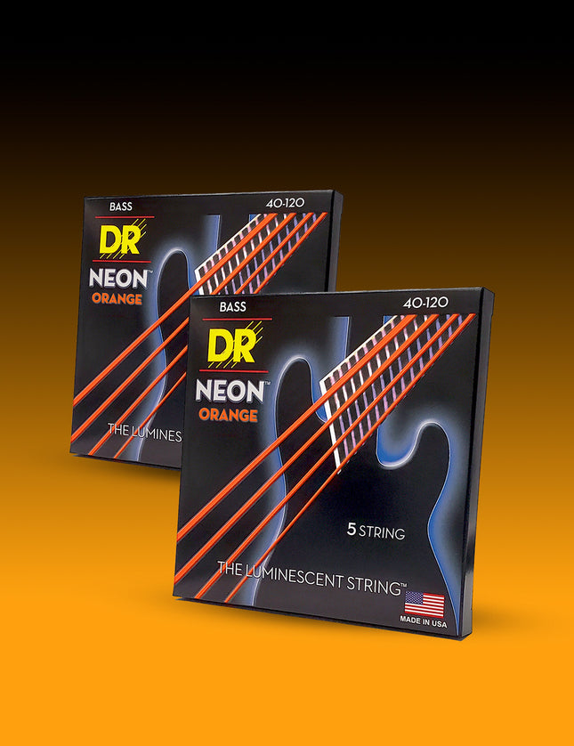 Hi-Def Neon™ Color Coated 5-String Bass Set