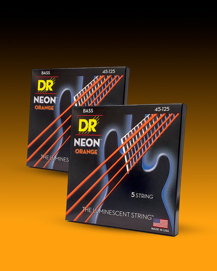 Hi-Def Neon™ Color Coated 5-String Bass Set