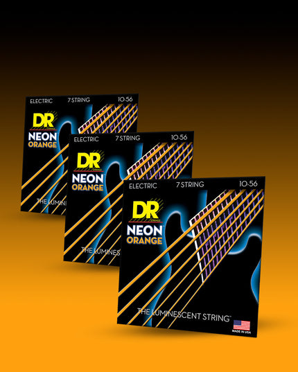 Hi-Def Neon™ Color Coated Electric Guitar 7-String Set