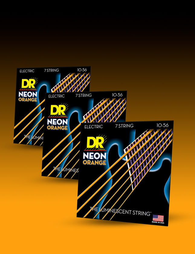 Hi-Def Neon™ Color Coated Electric Guitar 7-String Set