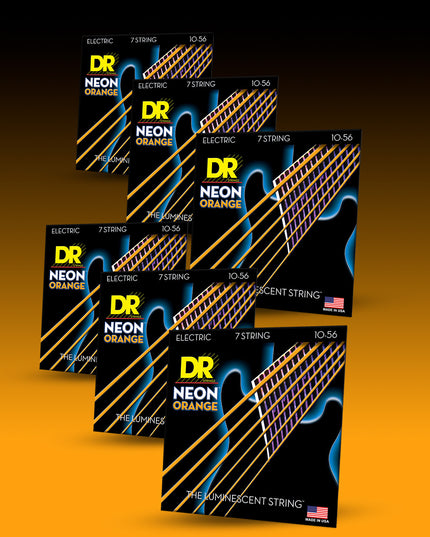 Hi-Def Neon™ Color Coated Electric Guitar 7-String Set