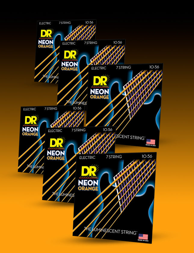 Hi-Def Neon™ Color Coated Electric Guitar 7-String Set