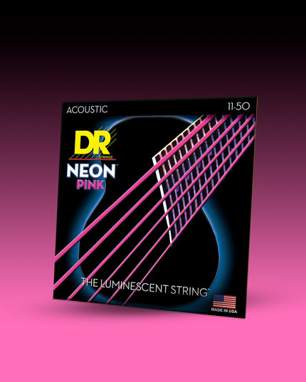 Hi-Def Neon™ Color Coated Acoustic Guitar Strings