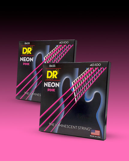 Hi-Def Neon™ Color Coated 4-String Bass Set