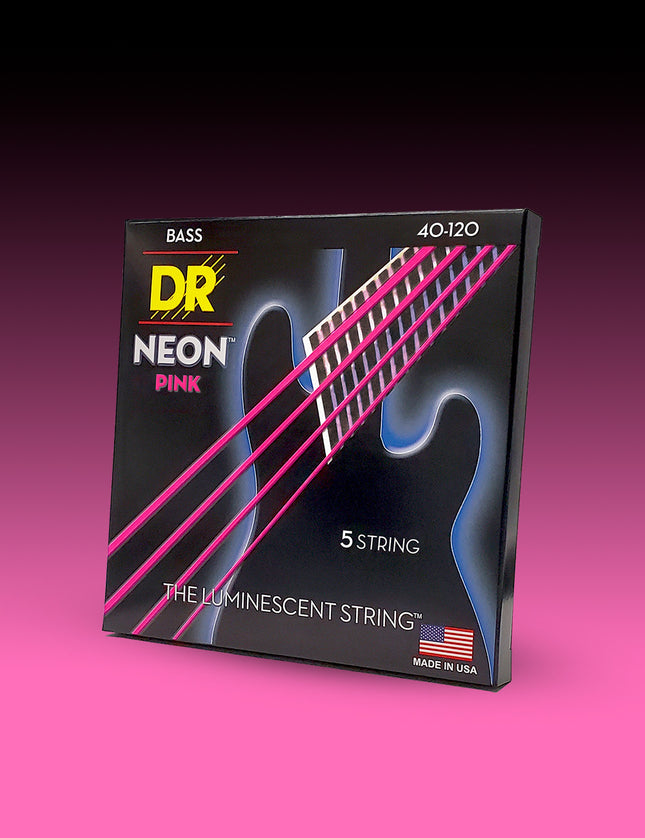 Hi-Def Neon™ Color Coated 5-String Bass Set