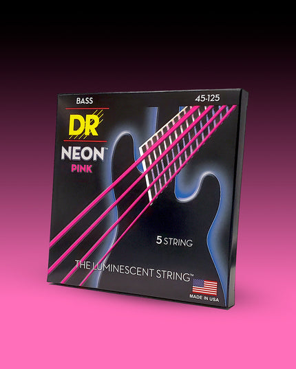 Hi-Def Neon™ Color Coated 5-String Bass Set