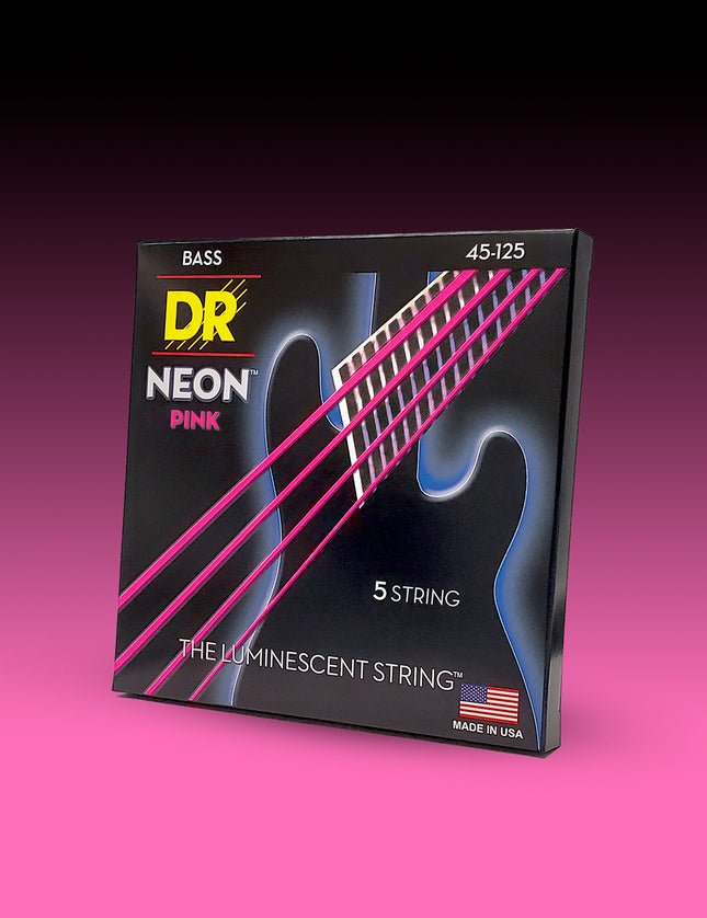 Hi-Def Neon™ Color Coated 5-String Bass Set