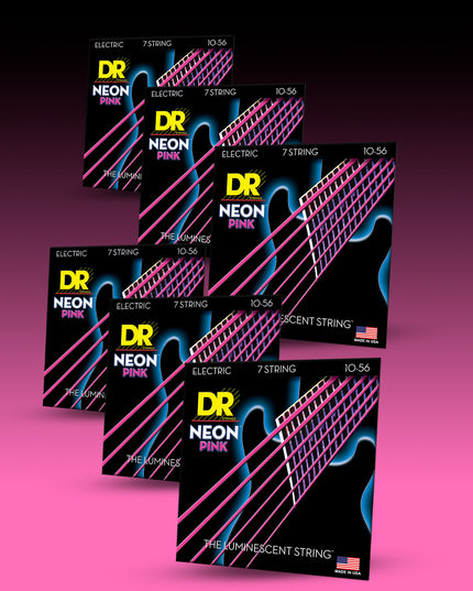 Hi-Def Neon™ Color Coated Electric Guitar 7-String Set