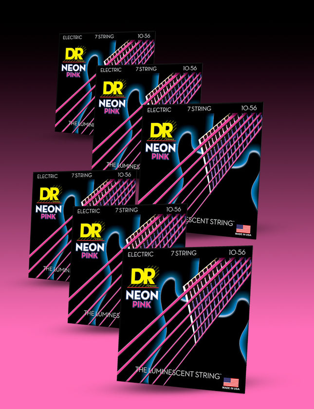 Hi-Def Neon™ Color Coated Electric Guitar 7-String Set