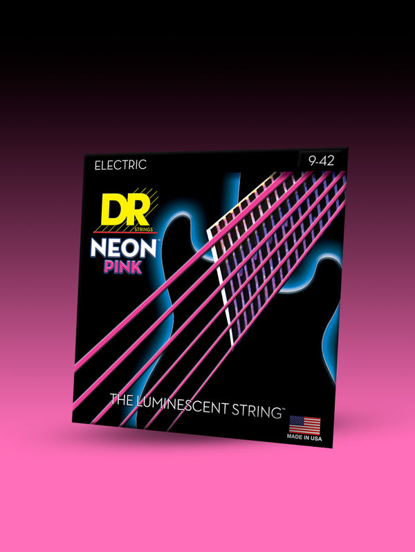 Hi-Def NEON™ Pink Coated Electric Guitar Strings