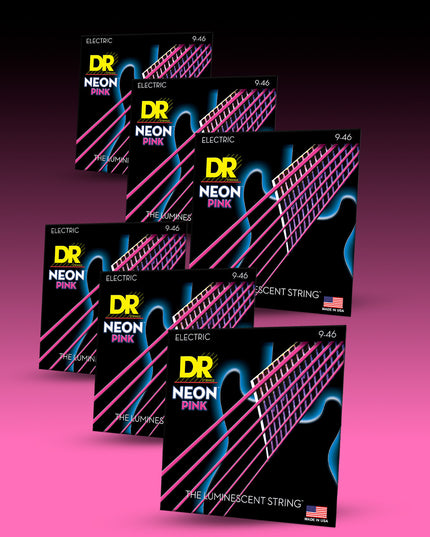 Hi-Def Neon™ Color Coated 6-String Electric Guitar Set