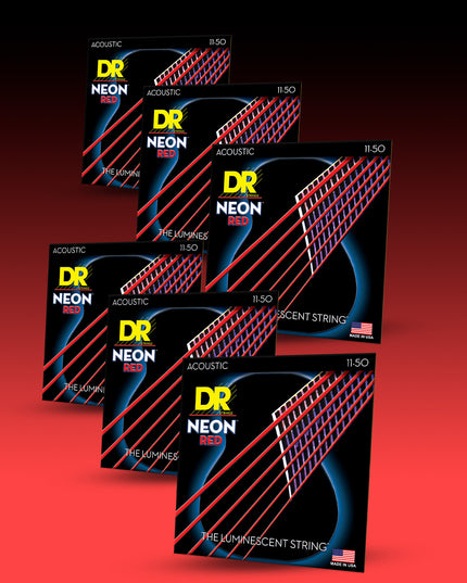 Hi-Def Neon™ Color Coated Acoustic Guitar Strings