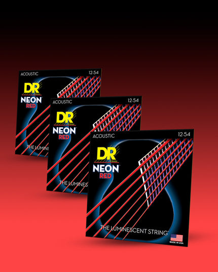 Hi-Def Neon™ Color Coated Acoustic Guitar Strings