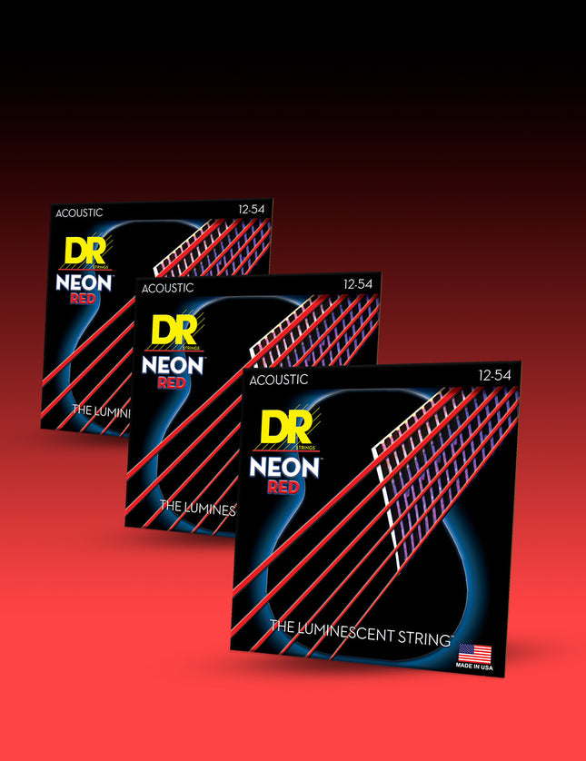 Hi-Def Neon™ Color Coated Acoustic Guitar Strings