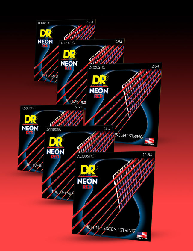 Hi-Def Neon™ Color Coated Acoustic Guitar Strings
