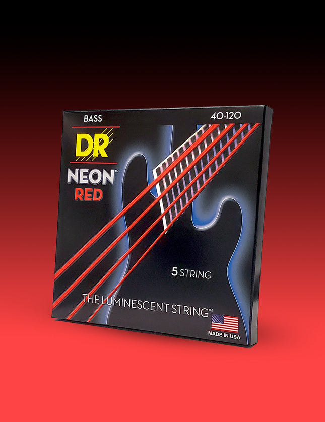 Hi-Def Neon™ Color Coated 5-String Bass Set