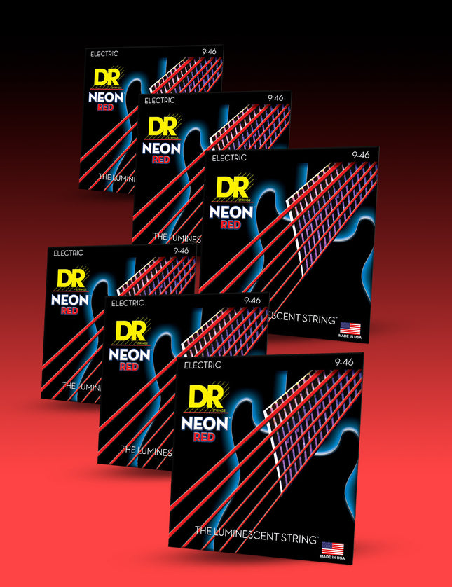 Hi-Def Neon™ Color Coated 6-String Electric Guitar Set