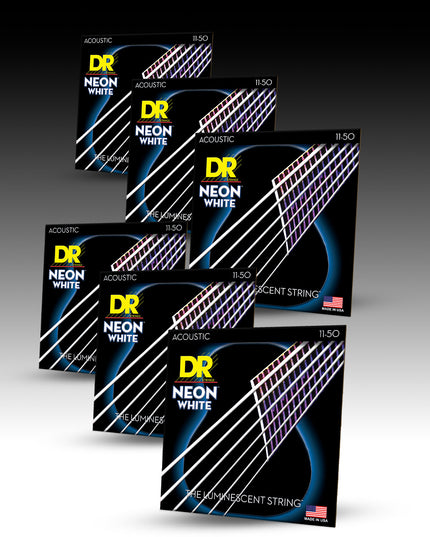 Hi-Def Neon™ Color Coated Acoustic Guitar Strings