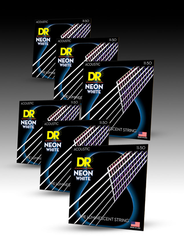 Hi-Def Neon™ Color Coated Acoustic Guitar Strings