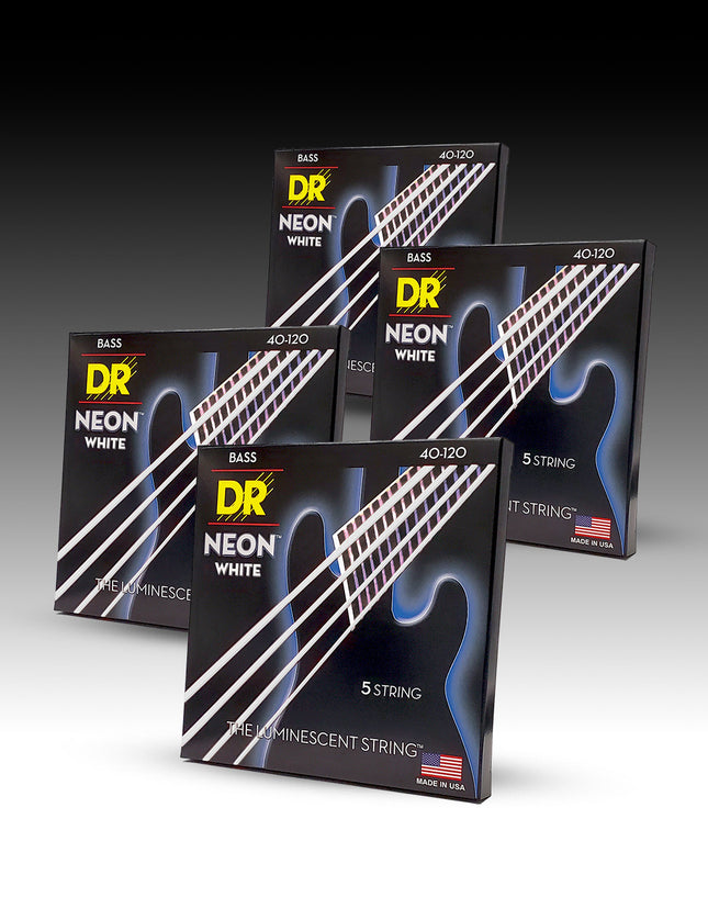 Hi-Def Neon™ Color Coated 5-String Bass Set