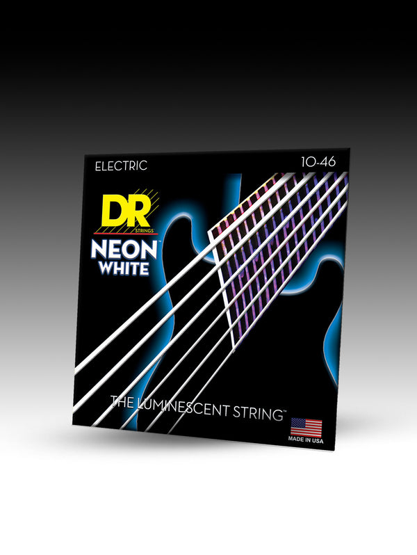 Hi-Def NEON™ White Color Coated Electric Guitar Set