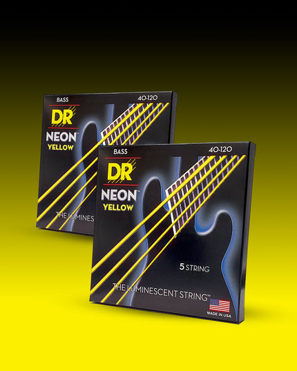 Hi-Def Neon™ Color Coated 5-String Bass Set
