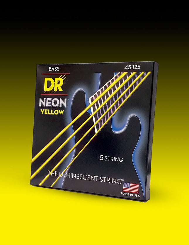 Hi-Def Neon™ Color Coated 5-String Bass Set