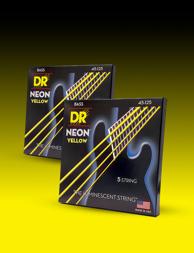 Hi-Def Neon™ Color Coated 5-String Bass Set