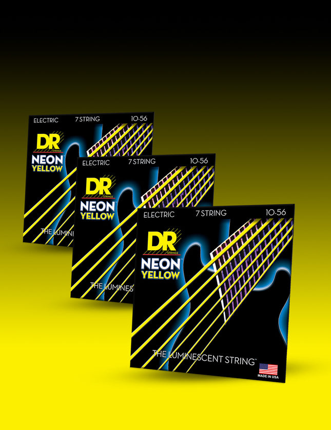 Hi-Def Neon™ Color Coated Electric Guitar 7-String Set
