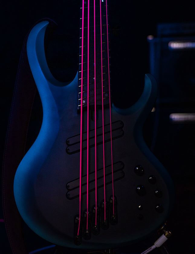 Pink Dragon™ Pink Coated Stainless Steel 5-String Bass Set