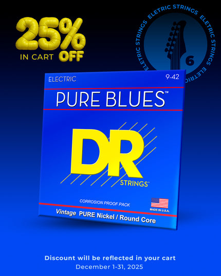 Pure Blues™ Pure Nickel 6-String Electric Guitar Set