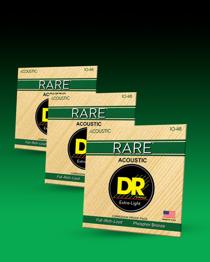 Rare™ Phosphor Bronze Acoustic Guitar Strings