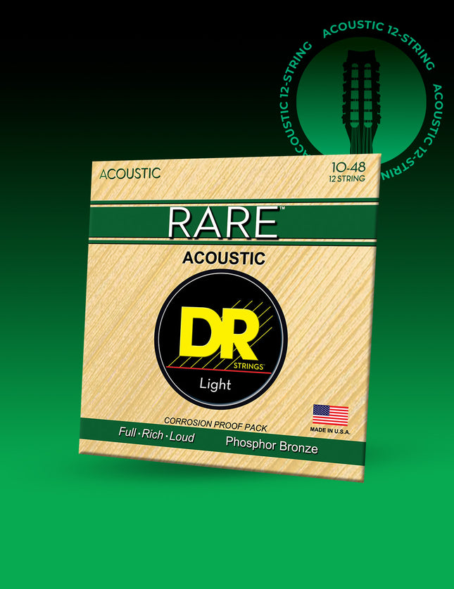 Rare™ Phosphor Bronze 12-String Acoustic Set